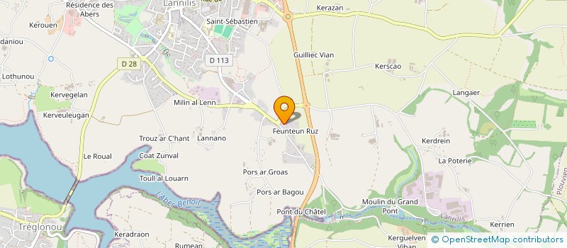 localisation de l'entreprise STORYBORD  LANNILIS