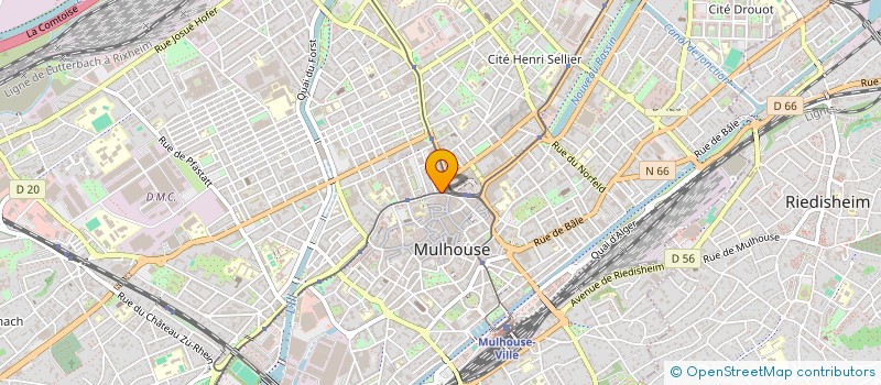 localisation de l'entreprise STOSELL TRANSPORT  MULHOUSE