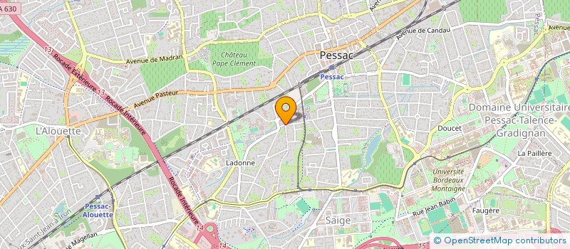 localisation de l'entreprise STOSSE/GONZALEZ  PESSAC