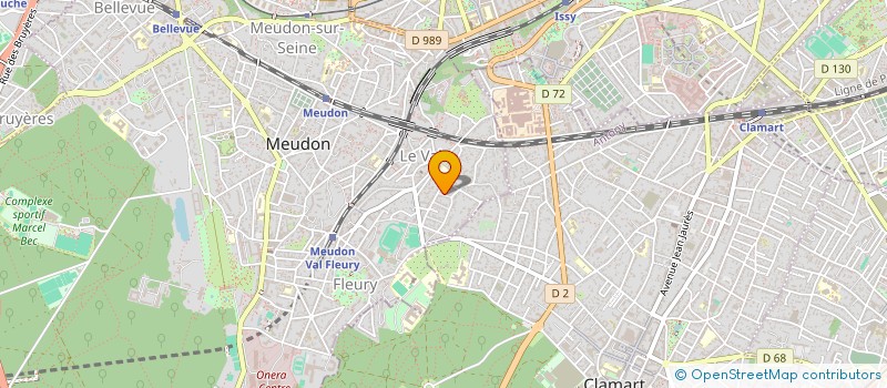 localisation de l'entreprise STOTTE CO.  MEUDON