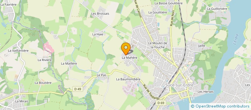 localisation de l'entreprise STOUVERIOU à CHAPELLE-SUR-ERDRE (LA)