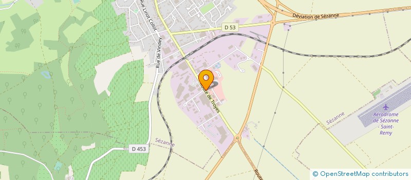 localisation de l'entreprise STOW SEZANNE à SEZANNE