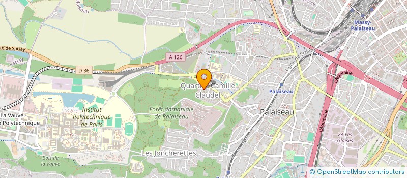 localisation de l'entreprise STOWEN à PALAISEAU