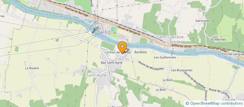 localisation de l'entreprise STP 24  SAINT-AGNE