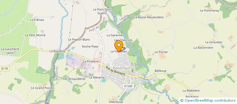 localisation de l'entreprise STP  PONTMAIN