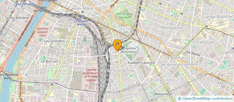 localisation de l'entreprise STP à LYON