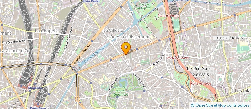 localisation de l'entreprise STP 75 à PARIS