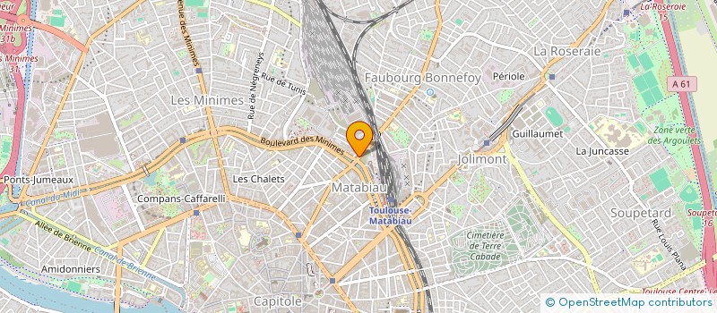 localisation de l'entreprise STP  TOULOUSE