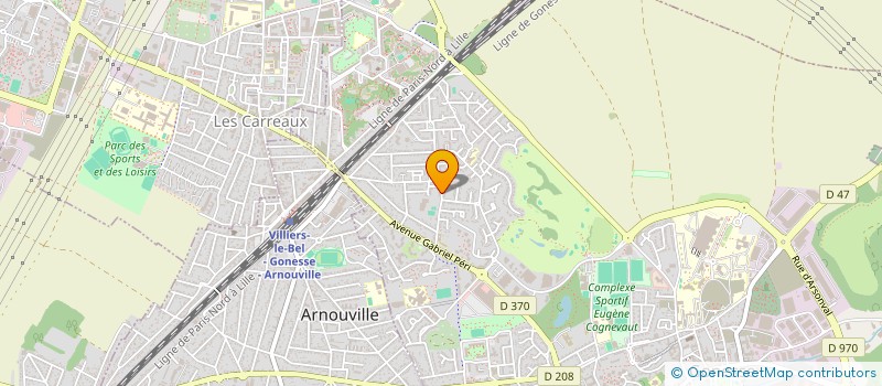 localisation de l'entreprise STP à GONESSE