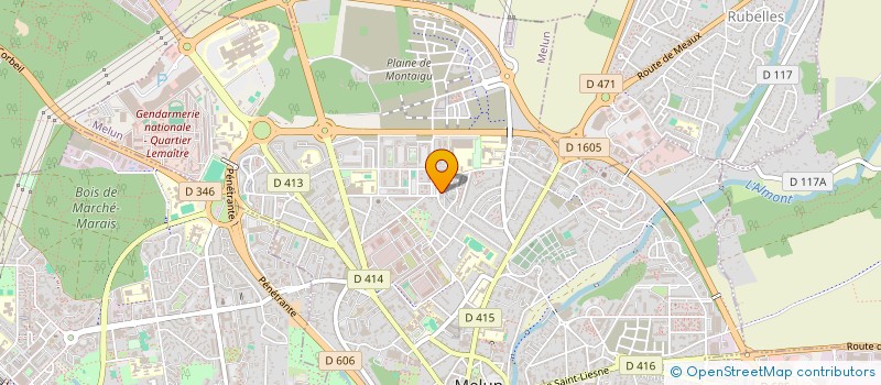 localisation de l'entreprise STP à MELUN