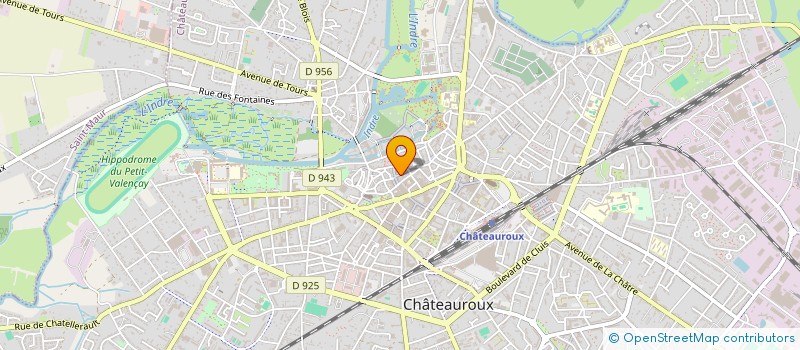 localisation de l'entreprise STP à CHATEAUROUX
