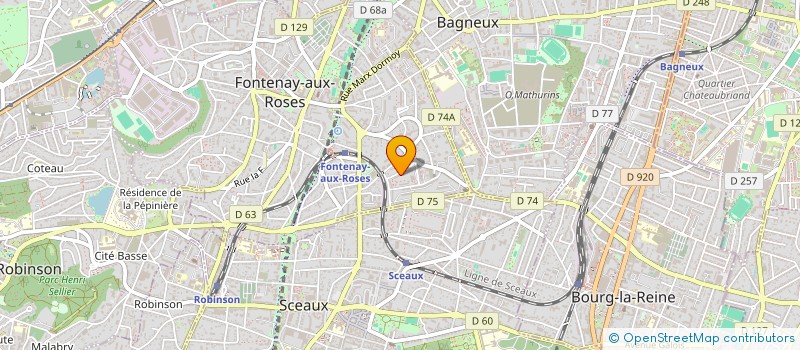 localisation de l'entreprise STP à FONTENAY-AUX-ROSES