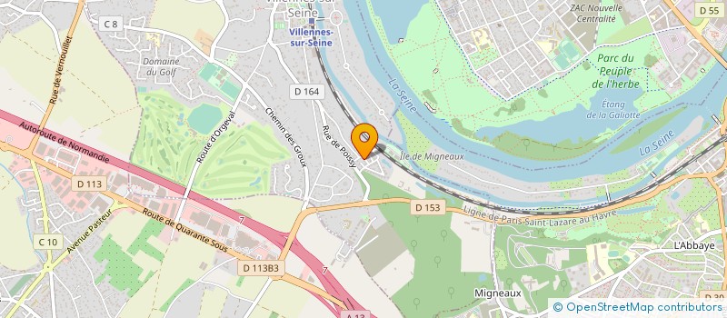 localisation de l'entreprise STP CONSULT  VILLENNES-SUR-SEINE