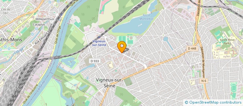 localisation de l'entreprise STP OPPOTUNITE ET VOYAGE à VIGNEUX-SUR-SEINE