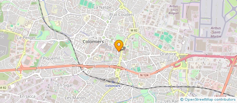 localisation de l'entreprise STP OPTIC à COLOMIERS