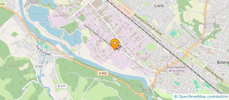 localisation de l'entreprise STP PYRENEES  LONS