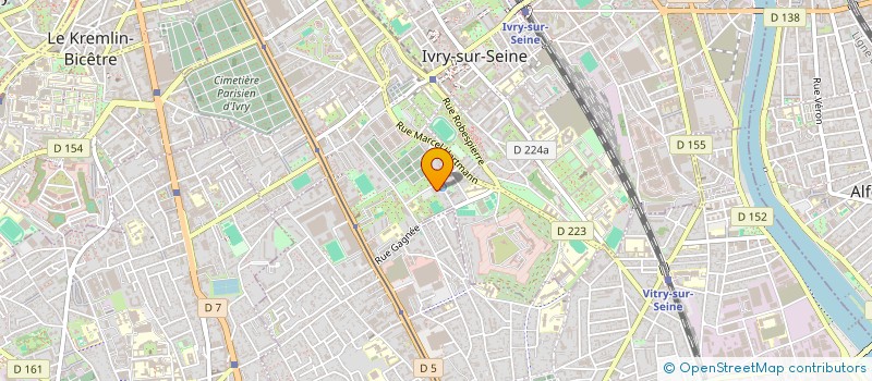 localisation de l'entreprise STP RENOVATION  IVRY-SUR-SEINE