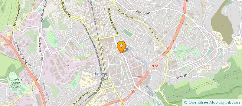 localisation de l'entreprise STP SOCIETE TRANSPORT DE PROXIMITE  SAINT-ETIENNE