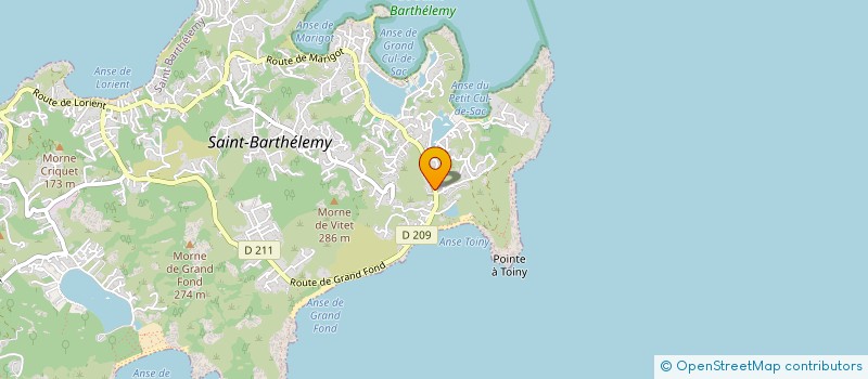 localisation de l'entreprise STP2R  SAINT BARTHELEMY