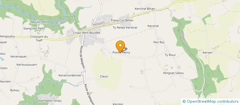 localisation de l'entreprise STPL  TREGUNC