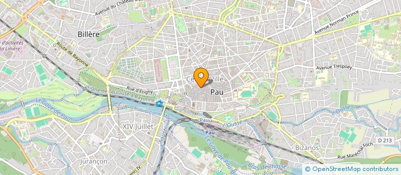localisation de l'entreprise STPMR SERVICE TRANSPORT PMR à PAU