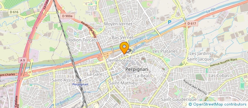 localisation de l'entreprise STPO à PERPIGNAN
