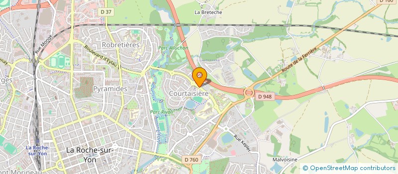 localisation de l'entreprise STPPS LA LANDETTE  LA ROCHE-SUR-YON