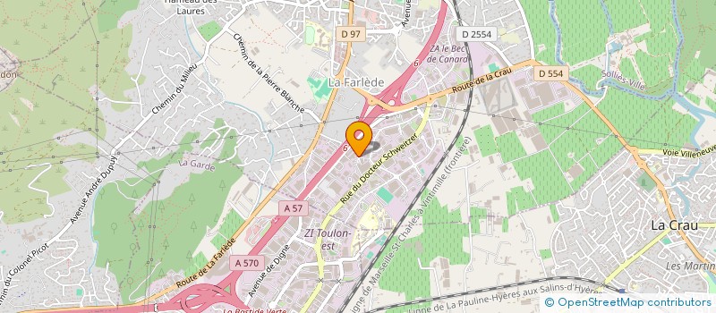 localisation de l'entreprise STQR  LA FARLEDE