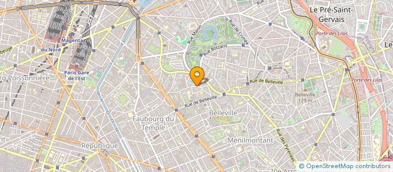 localisation de l'entreprise STR à PARIS