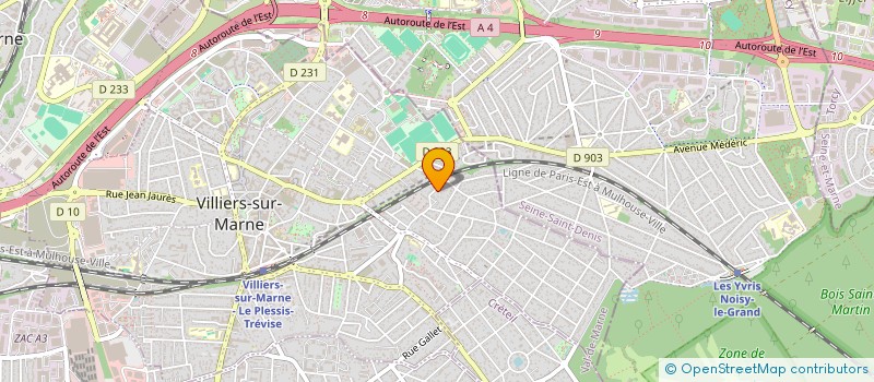 localisation de l'entreprise STR  VILLIERS-SUR-MARNE