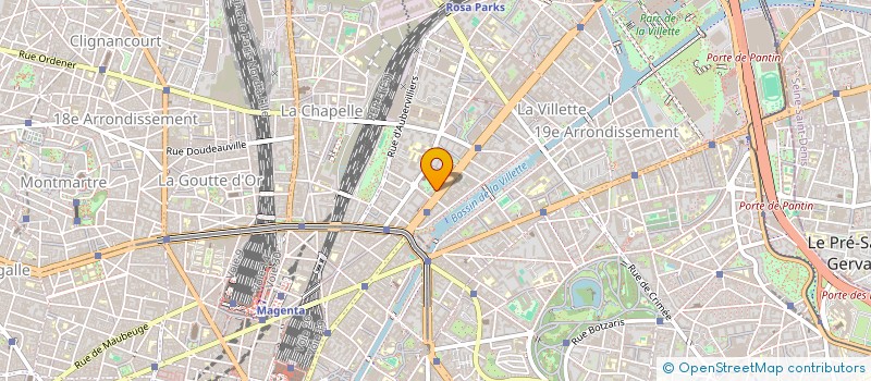 localisation de l'entreprise STR  PARIS