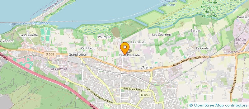 localisation de l'entreprise STR  CHATEAUNEUF-LES-MARTIGUES