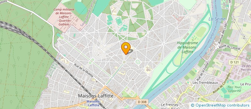 localisation de l'entreprise STR  MAISONS-LAFFITTE