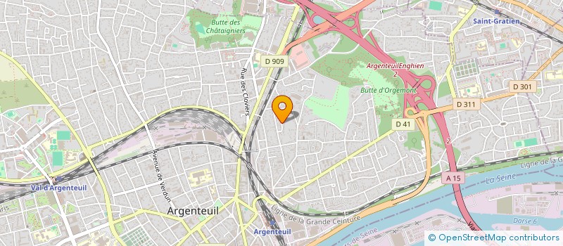 localisation de l'entreprise STR  ARGENTEUIL