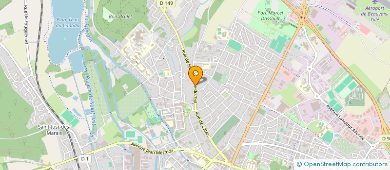 localisation de l'entreprise STR'EAT BURGER  BEAUVAIS