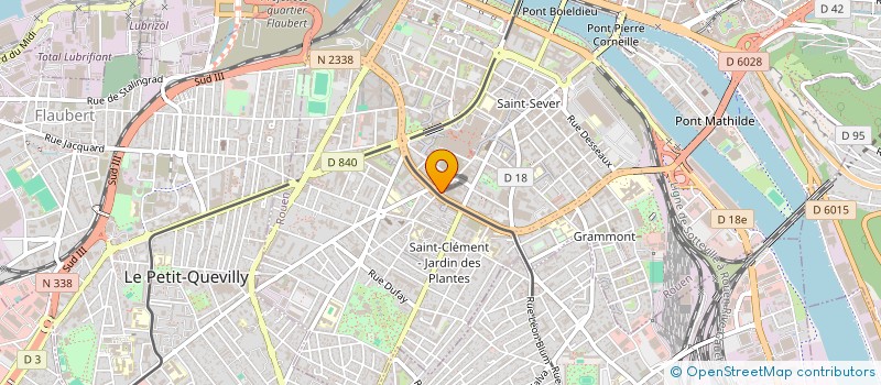 localisation de l'entreprise STR'EAT BURGER à ROUEN