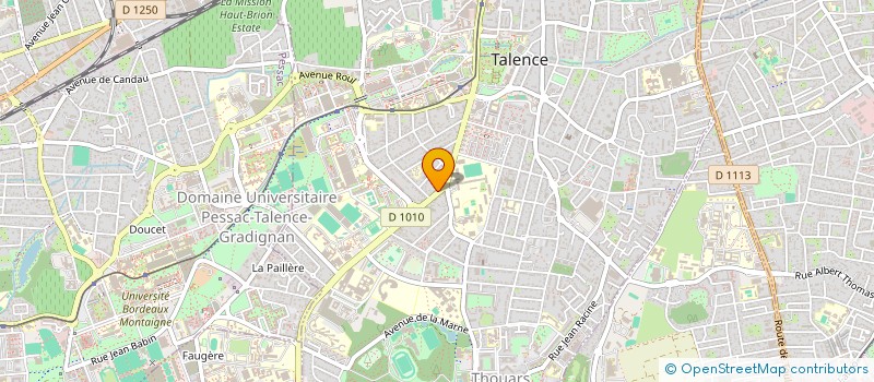 localisation de l'entreprise STR'EAT FIVE  TALENCE