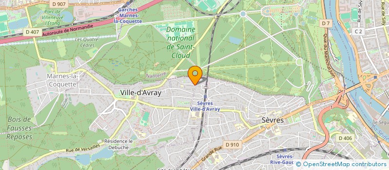 localisation de l'entreprise STRA CONSEIL  VILLE-D'AVRAY