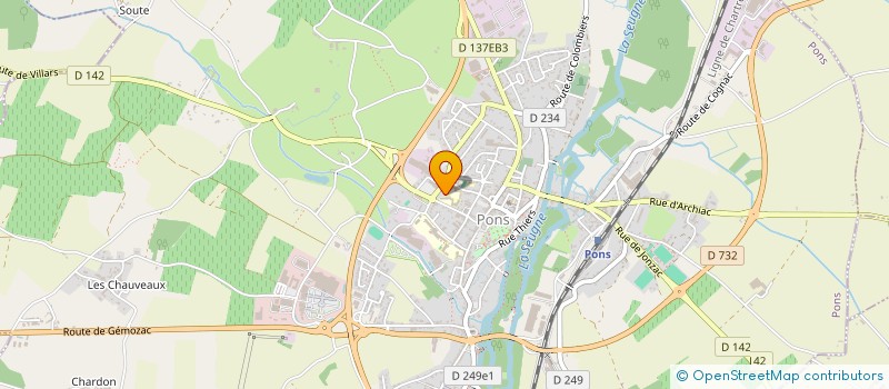 localisation de l'entreprise STRA PONS TIN  PONS