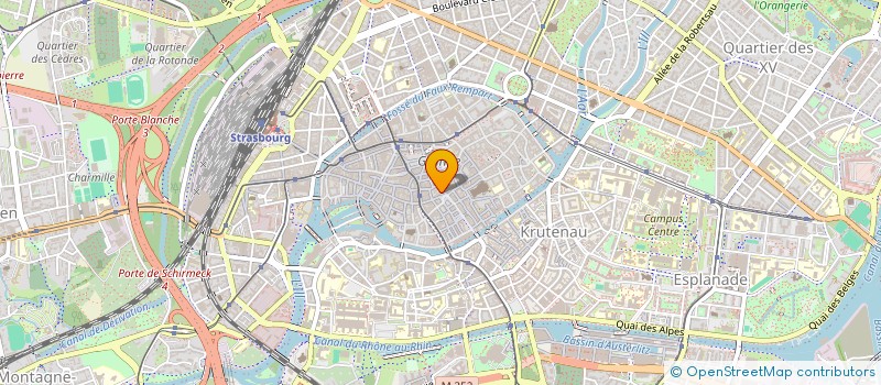 localisation de l'entreprise STRABACK à STRASBOURG