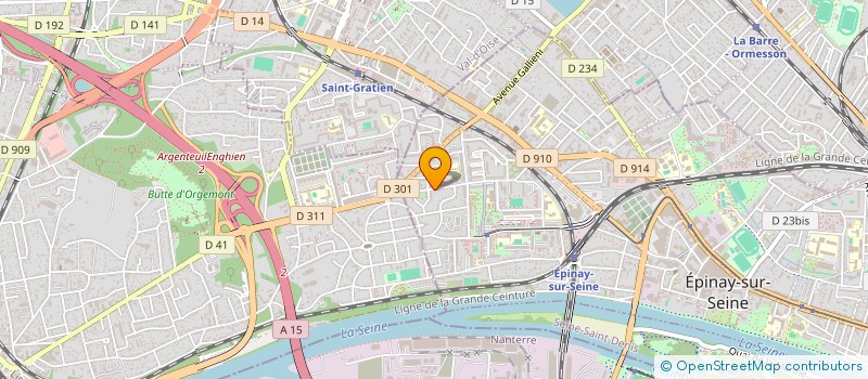 localisation de l'entreprise STRACTEC BATIMENT à EPINAY-SUR-SEINE