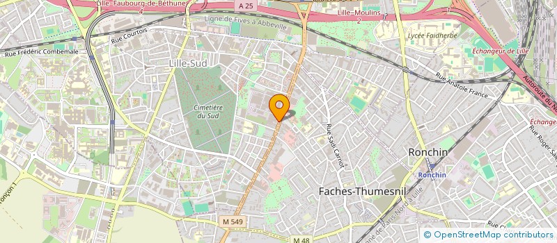 localisation de l'entreprise STRADA à LILLE