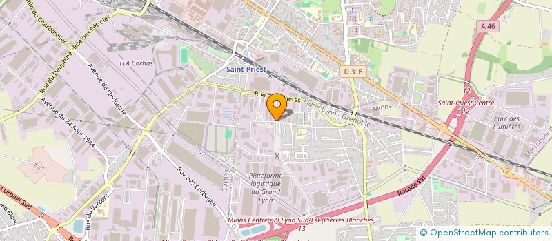 localisation de l'entreprise STRADA  MIONS