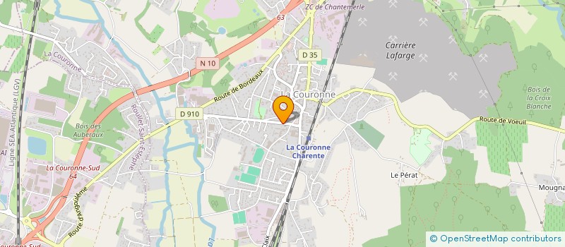 localisation de l'entreprise STRADA & CO à LA COURONNE