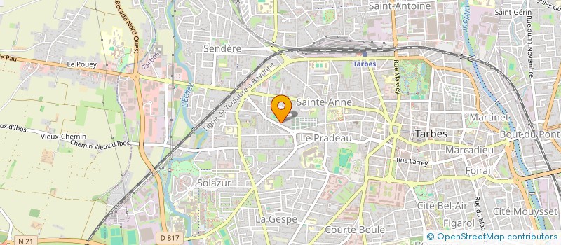 localisation de l'entreprise STRADA IMMO  TARBES