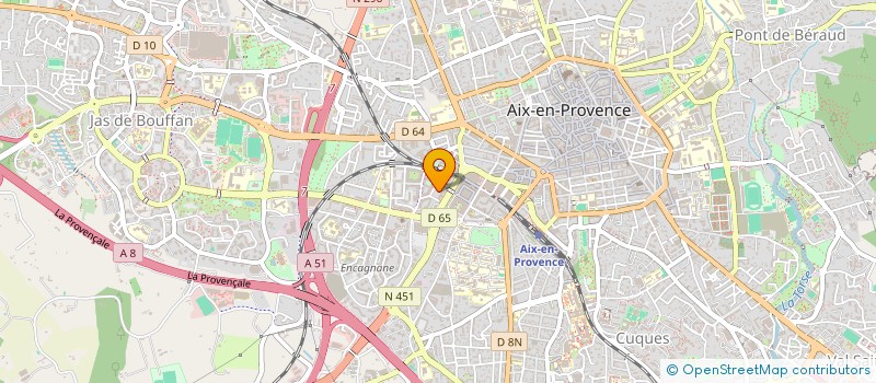 localisation de l'entreprise STRADA INGENIERIE à AIX-EN-PROVENCE