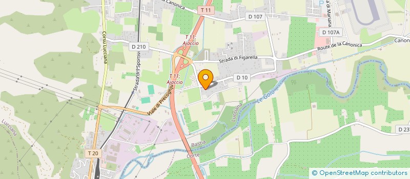 localisation de l'entreprise STRADA SUPRANA à LUCCIANA
