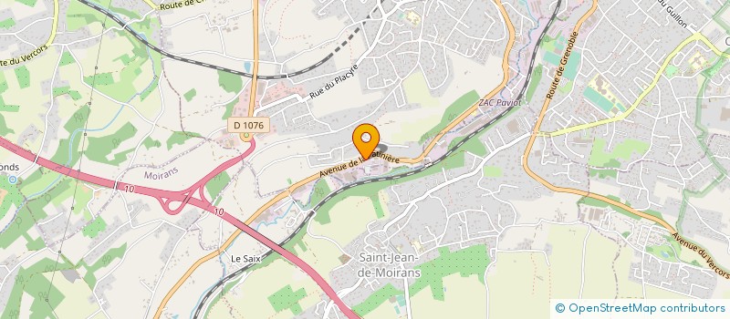 localisation de l'entreprise STRADA VOIRON à VOIRON