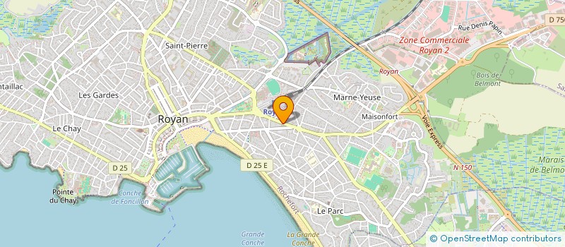 localisation de l'entreprise STRADALE  ROYAN