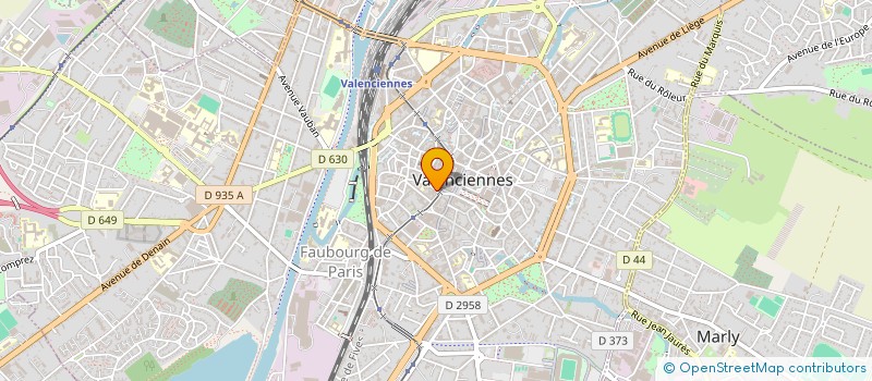 localisation de l'entreprise STRADAS SERVICES à VALENCIENNES